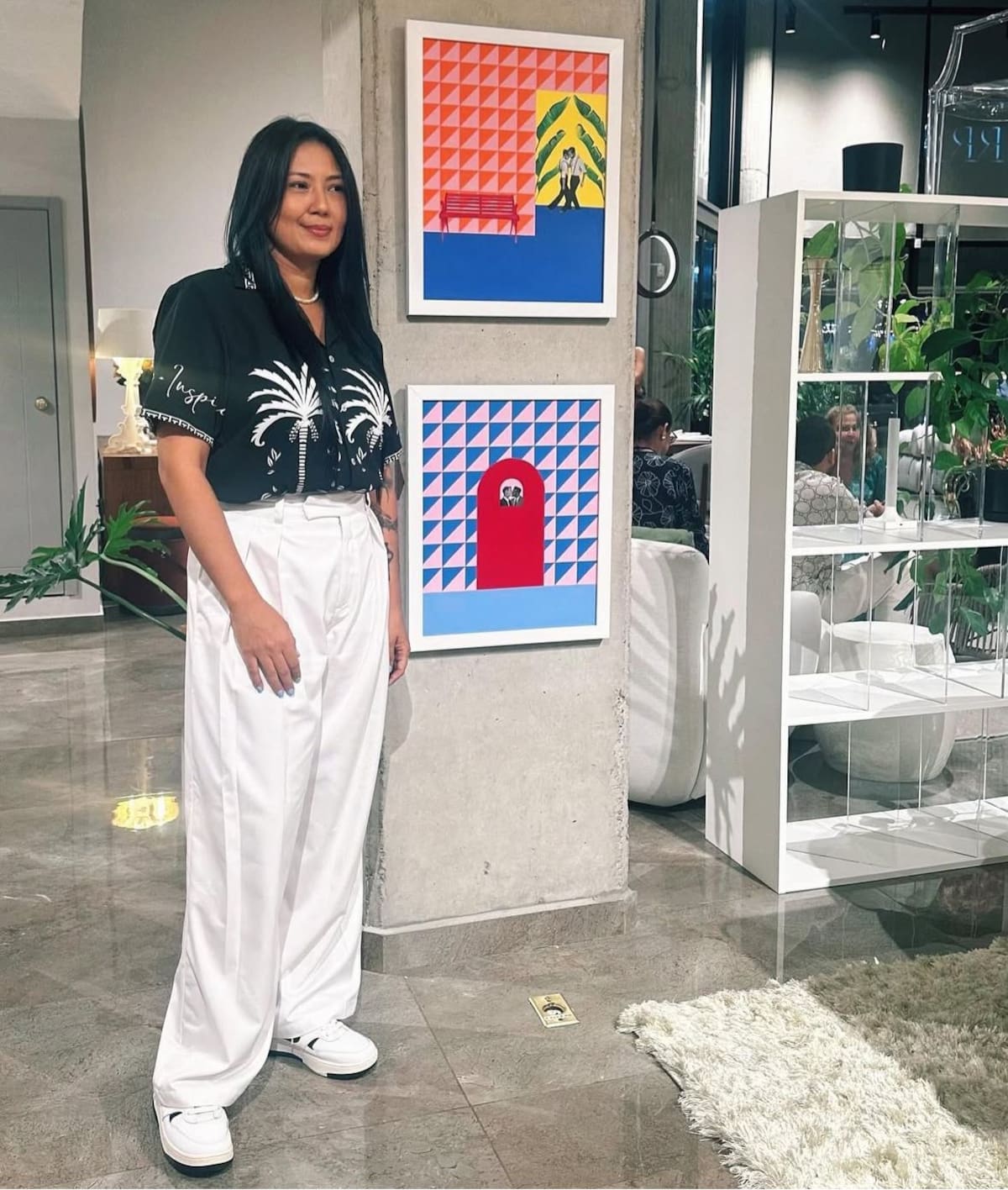 Azull Martínez es una artista plástica de Lorica, Córdoba. //Foto: cortesía.