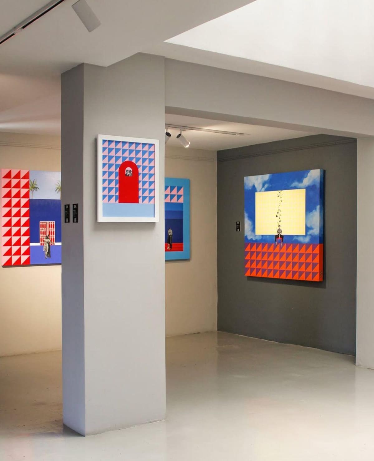 Los referentes de Azull son Piet Mondrian y René Magritte. //Foto: cortesía.