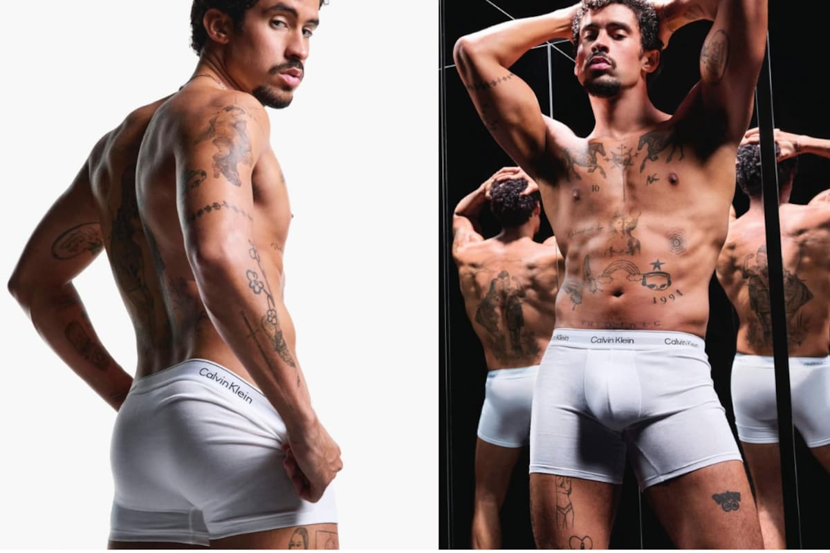 El video de Bad Bunny en ropa interior que encendió las redes sociales
