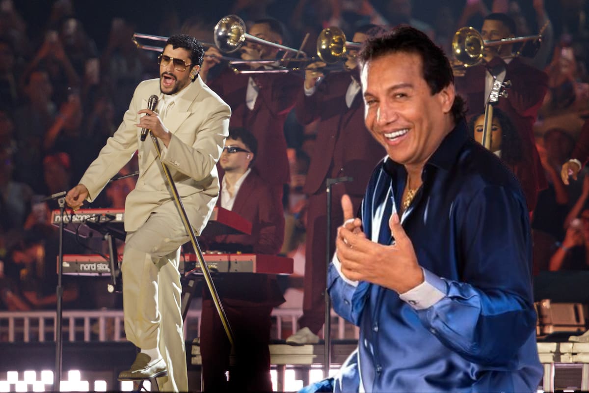 Bad Bunny sorprendió con canción de Diomedes Díaz en su concierto en Medellín