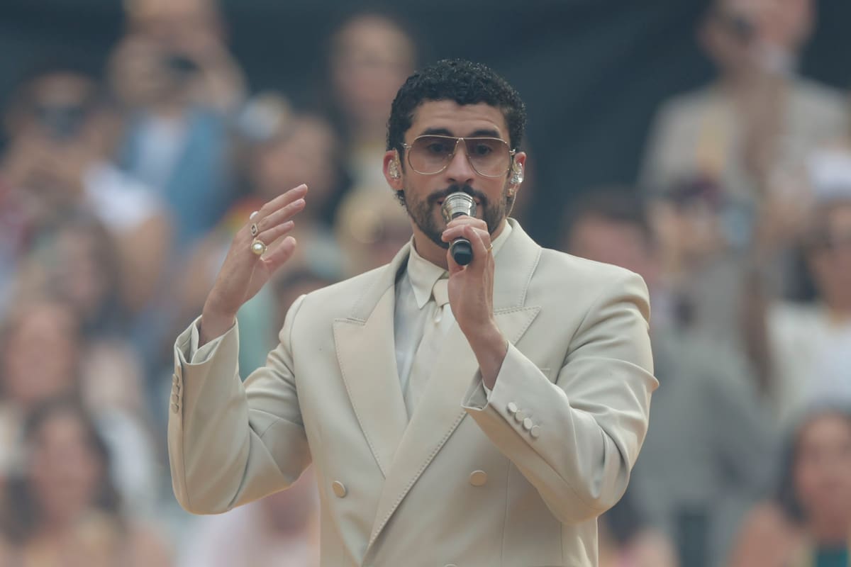 El cantante y compositor puertorriqueño Bad Bunny. // Foto: EFE - Juanjo Martín.