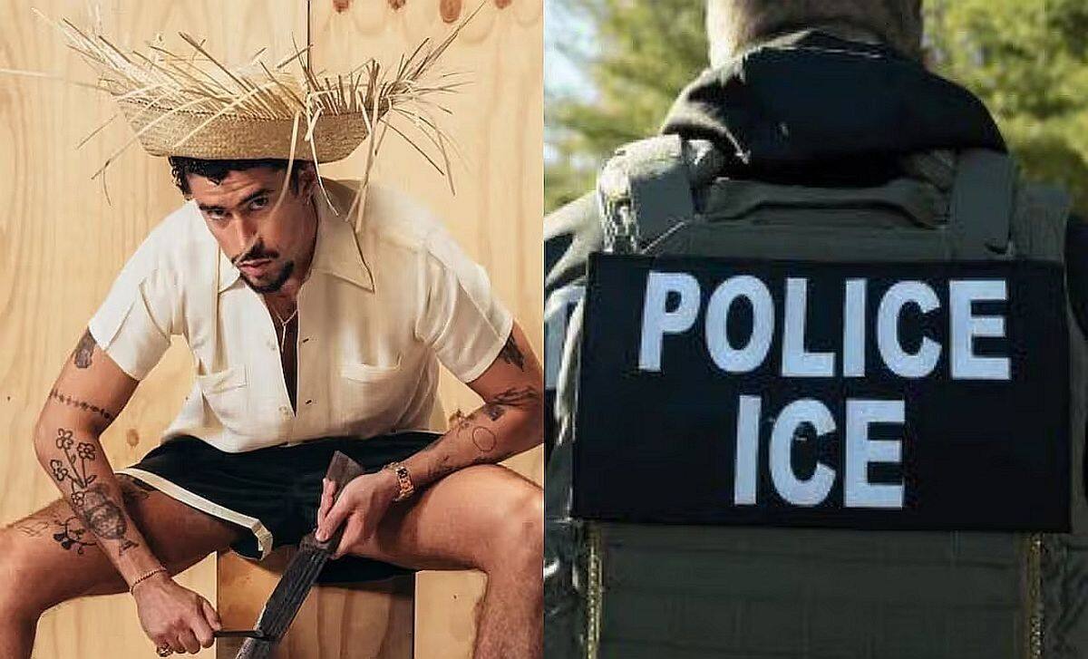 Asesor del gobierno Trump advirtió sobre la presencia del ICE por el show de Bad Bunny en el Super Bowl 2026. //Fotos: redes sociales.