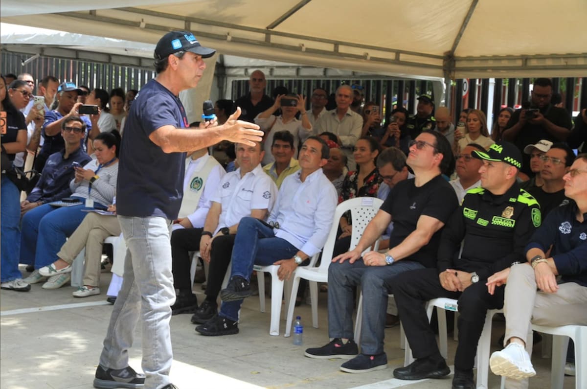 Aspecto del Consejo de Seguridad realizado en Barranquilla el pasado 23 de agosto.//Cortesía Alcaldía de Barranquilla.