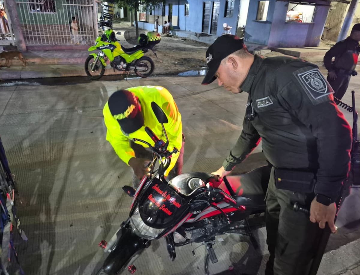 Las autoridades dieron a conocer que durante el mes de septiembre lograron recuperar 56 motocicletas.//Cortesía Policía Mebar.