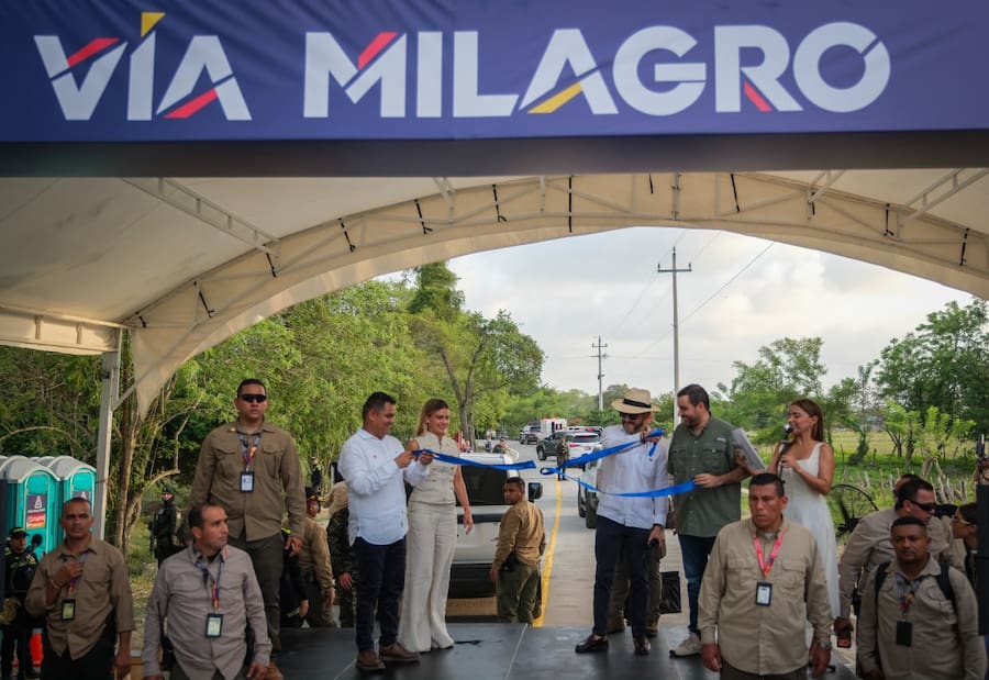 Gobernación de Bolívar inauguró nueva vía que conecta a Turbana con Ballestas