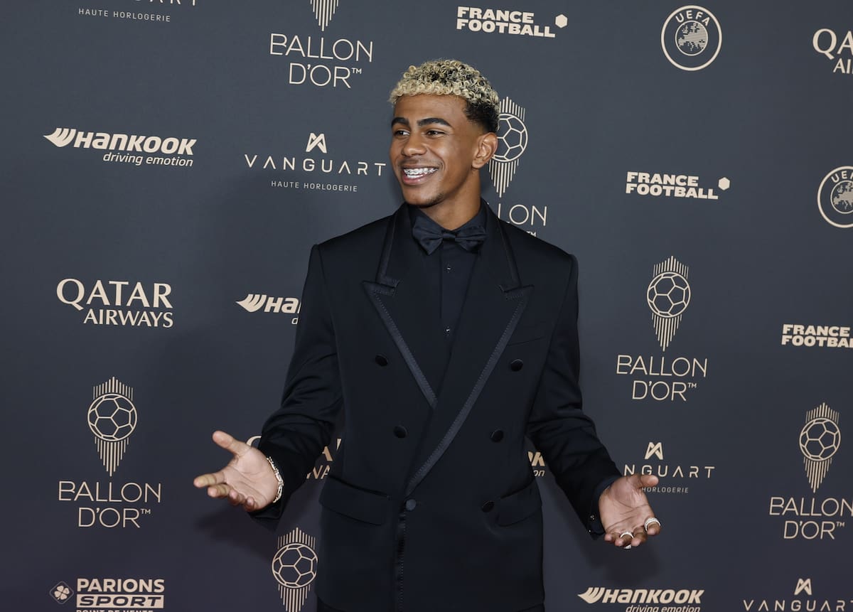 Lamine Yamal quedó segundo en el Balón de Oro de 2025. //Foto, EFE: Mohammed Badra