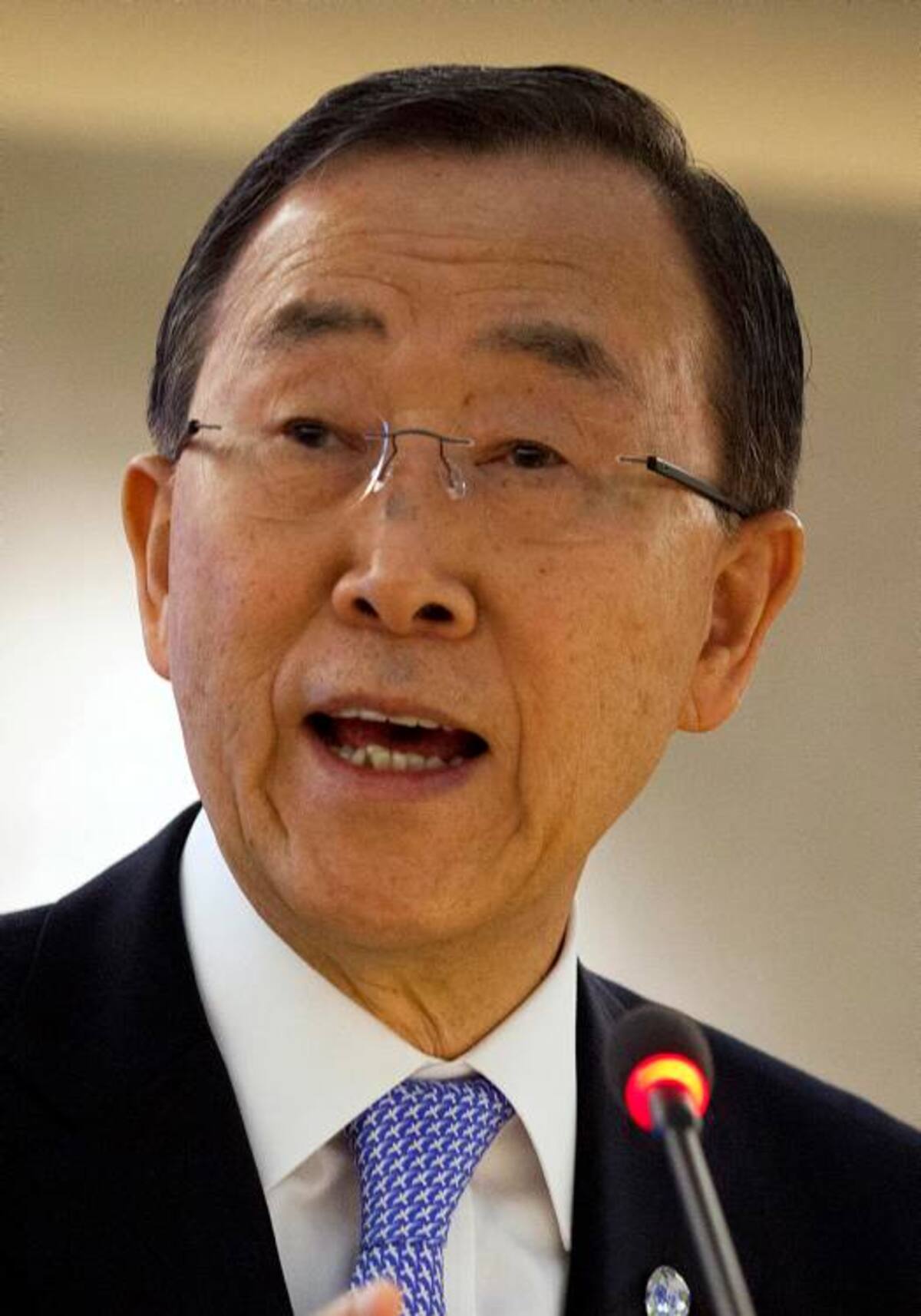 Ban Ki-moon, secretario general de la ONU. AP Anja Niedringhaus