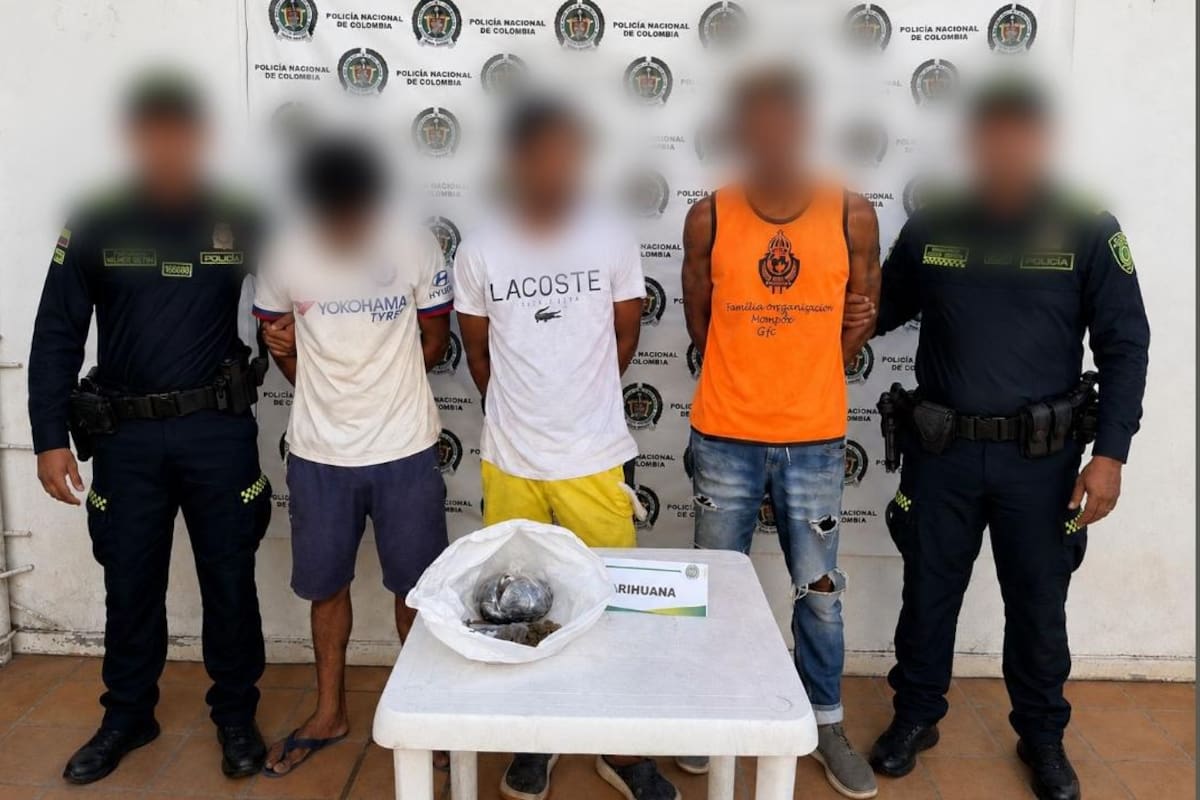 Cayó banda de expendedores que operaba cerca de colegios y canchas en Mompox
