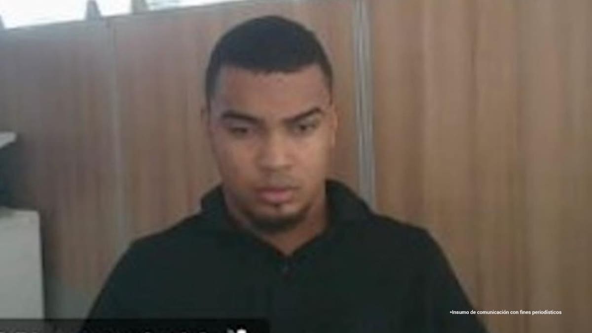 Uno de los procesados en las audiencias preliminares ante el juez de Garantías. //FOTO CORTESÍA DE LA FISCALÍA.