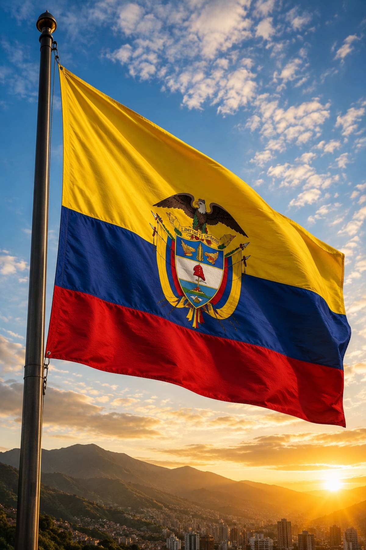 Bandera. // Imagen recreada con IA