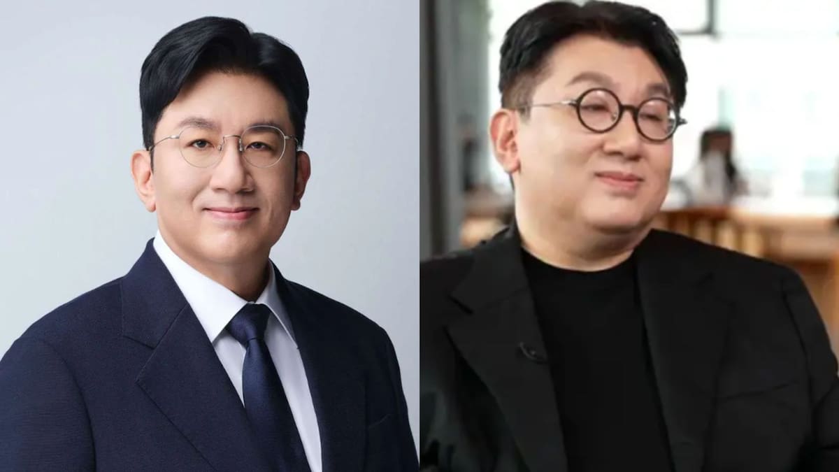 Bang Si-Hyuk, fundador de Big Hit que actualmente se llama HYBE. // Redes sociales @Bighit X y Captura de video