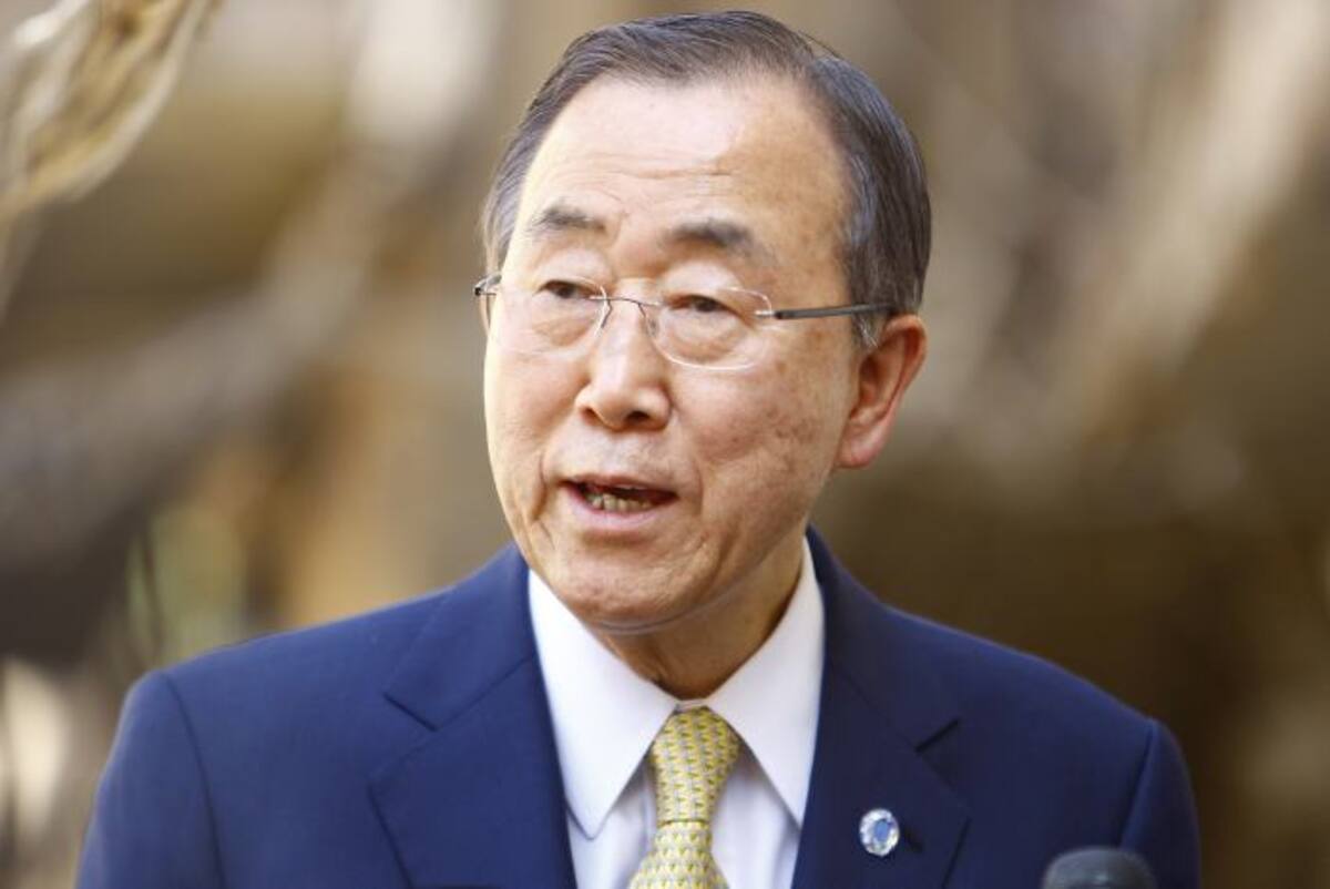 Ban Ki-moon, secretario general de la ONU. AFP HAIDAR HAMDANI