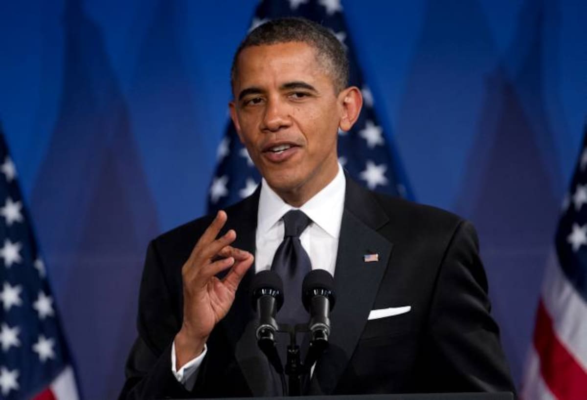 Barack Obama dijo que su esposa Michelle estuvo también involucrada en su decisión y concuerda con él en el apoyo a los matrimonios gays. AP Evan Vucci