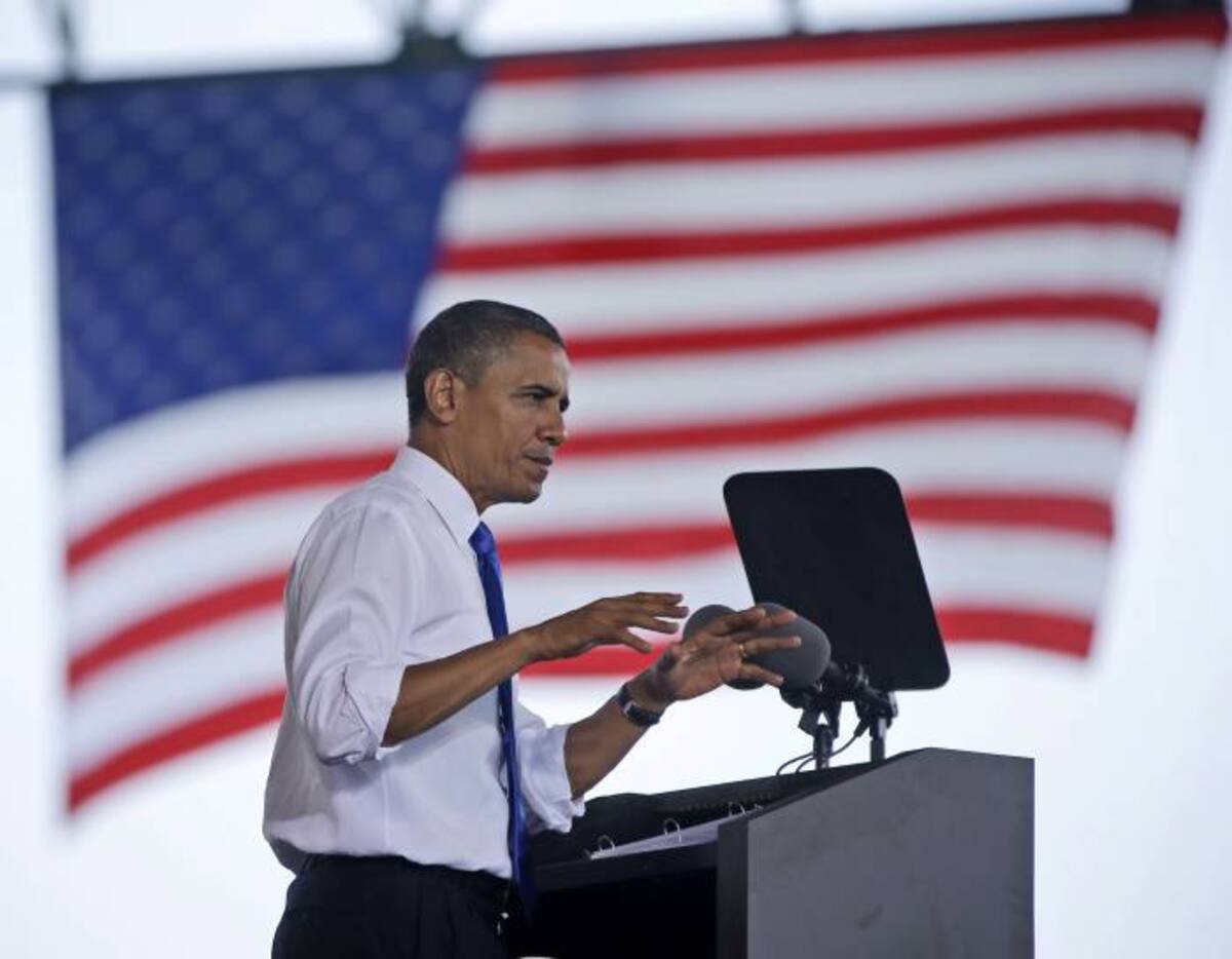 Barack Obama, presidente de los Estados Unidos, continua su campaña para la reelección. AP Pablo Martinez Monsivais