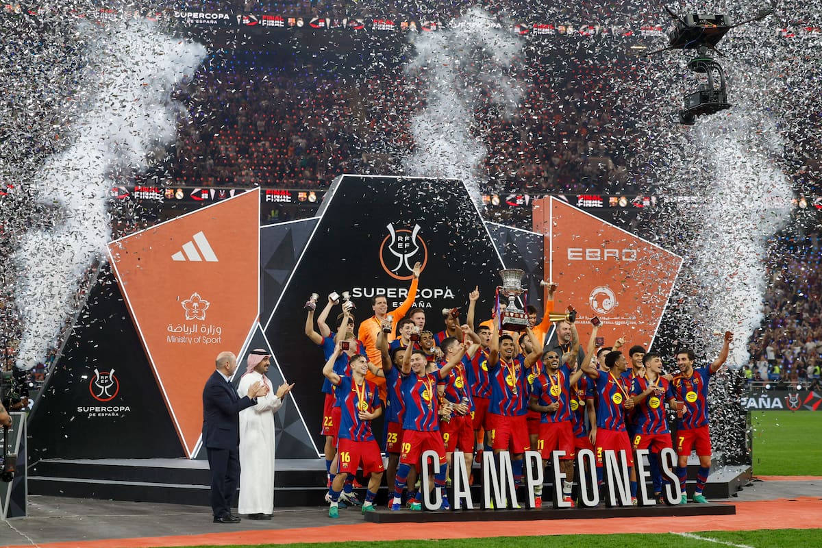 Barcelona venció a Real Madrid y es el campeón de la Supercopa de España