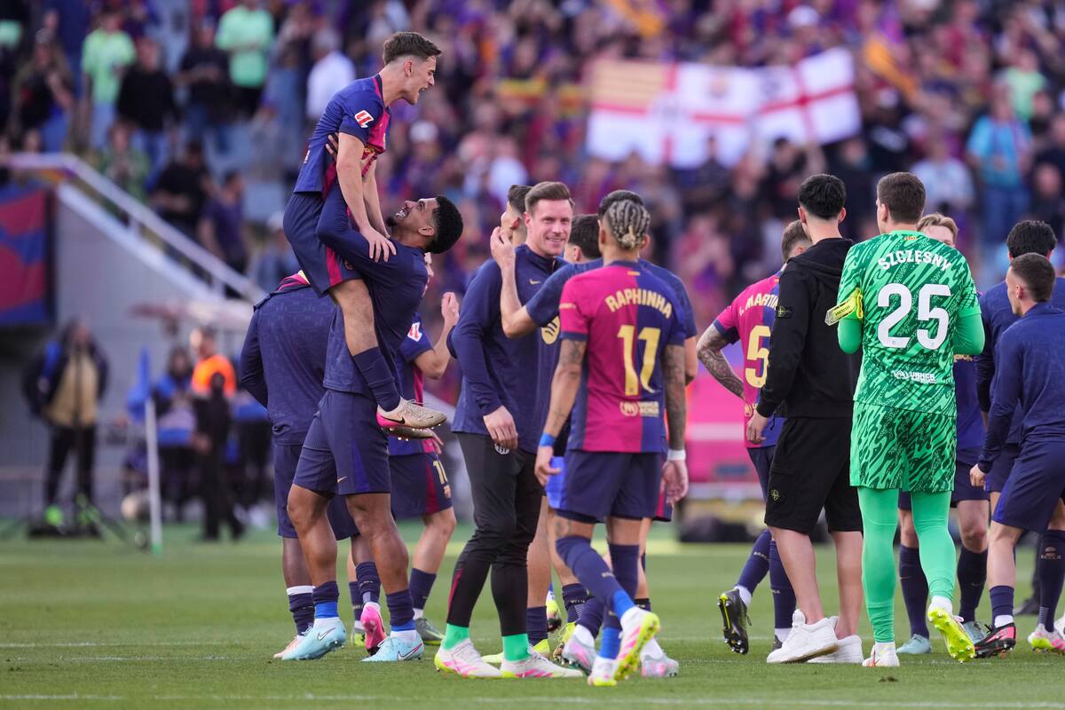 Barcelona se consagrará campeón si vence al Espanyol en la próxima fecha de LaLiga. //AP
