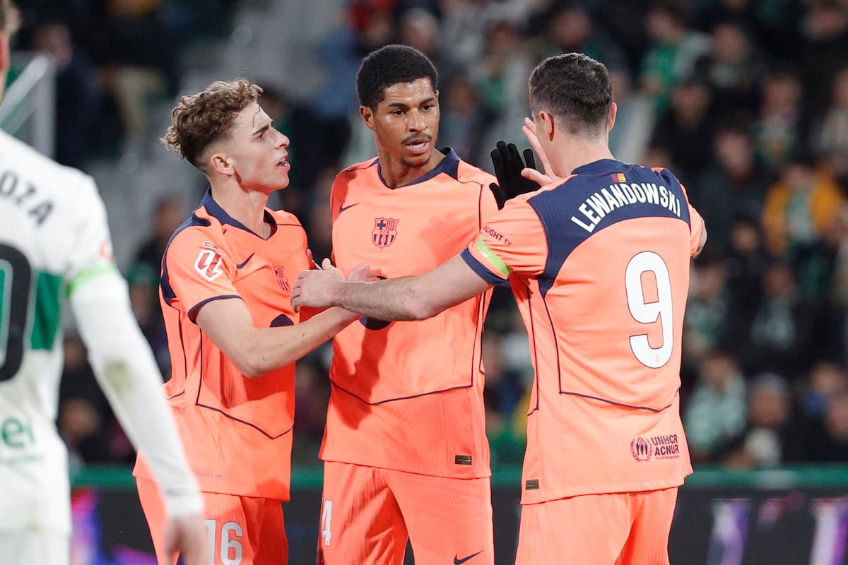 Barcelona derrotó a Elche en su más reciente compromiso por LaLiga. //Foto, EFE: Manuel Bruque.