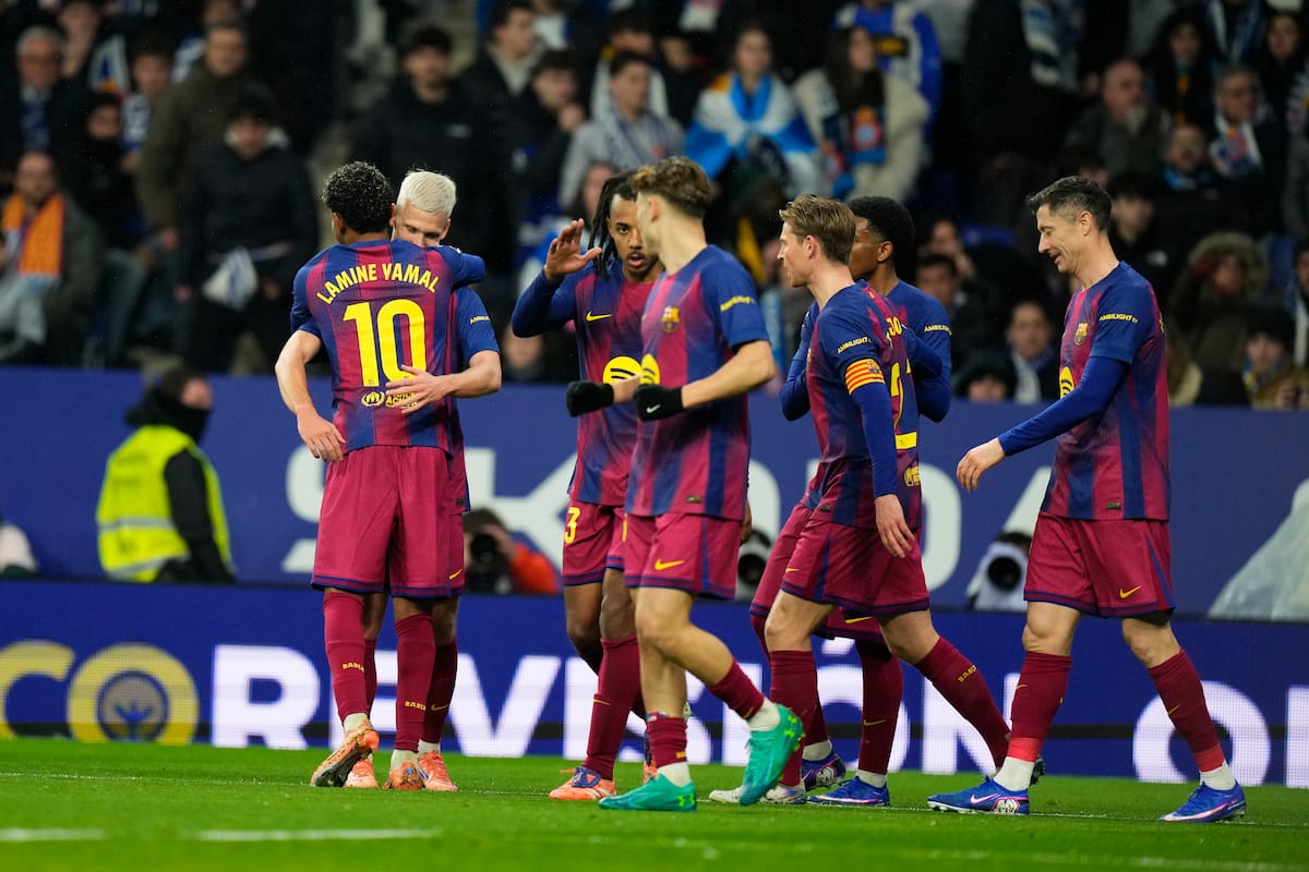 Barcelona logró un importante triunfo en LaLiga ante Espanyol. //Foto, EFE: Siu Wu