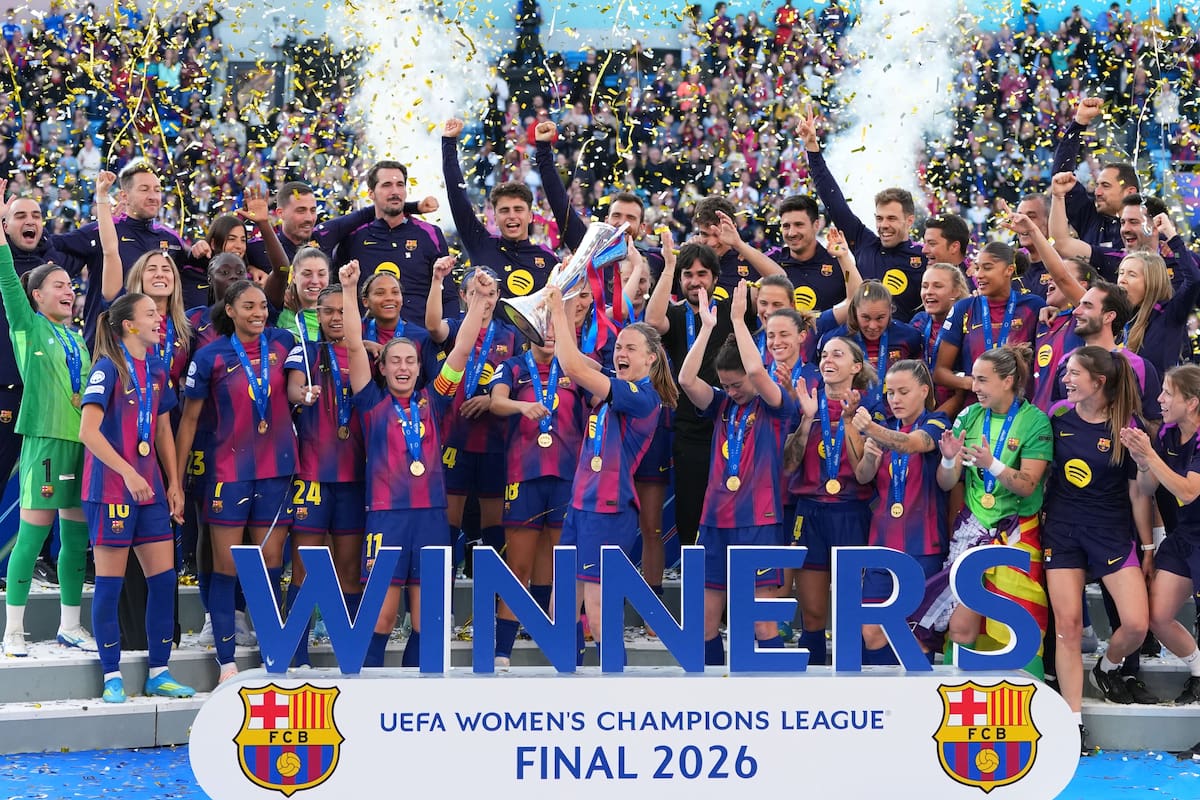 Barcelona conquistó su cuarta Champions League Femenina tras goleada en la final
