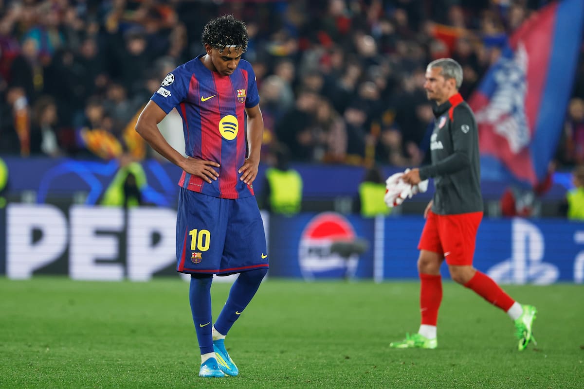 Barcelona cayó ante Atlético de Madrid en su duelo de ida en los cuartos de final por la UEFA Champions League. //Foto, AP: Joan Monfort
