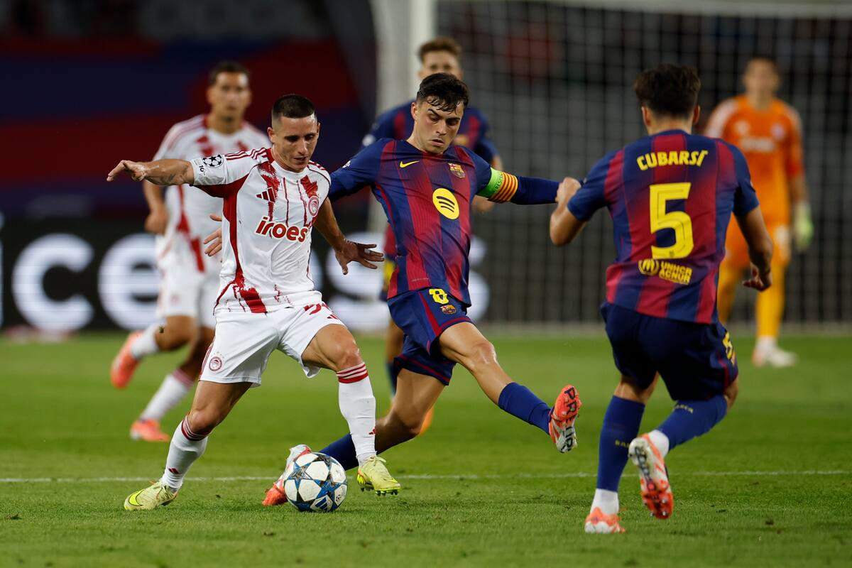 Barcelona no tuvo piedad y aplastó al Olympiacos en Champions