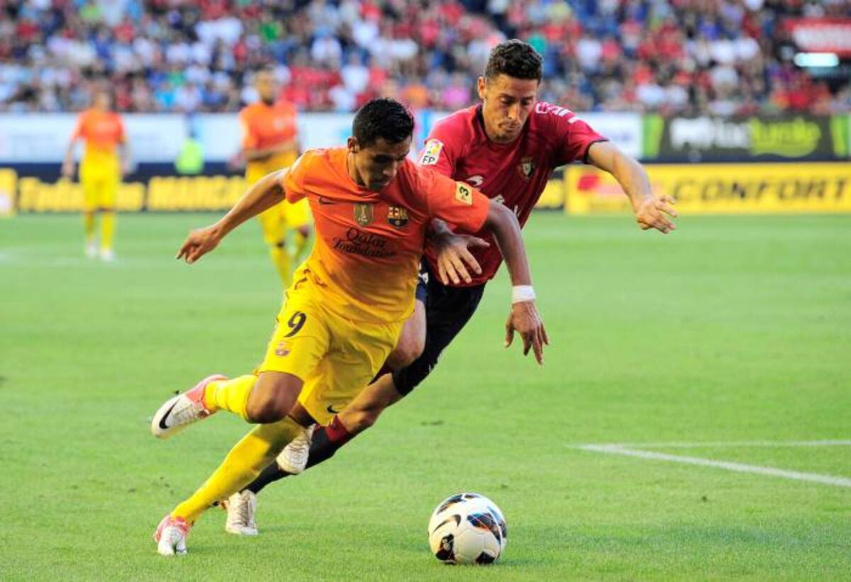 El Barcelona ganó con dificultad en terreno de Osasuna. AP Alvaro Barrientos