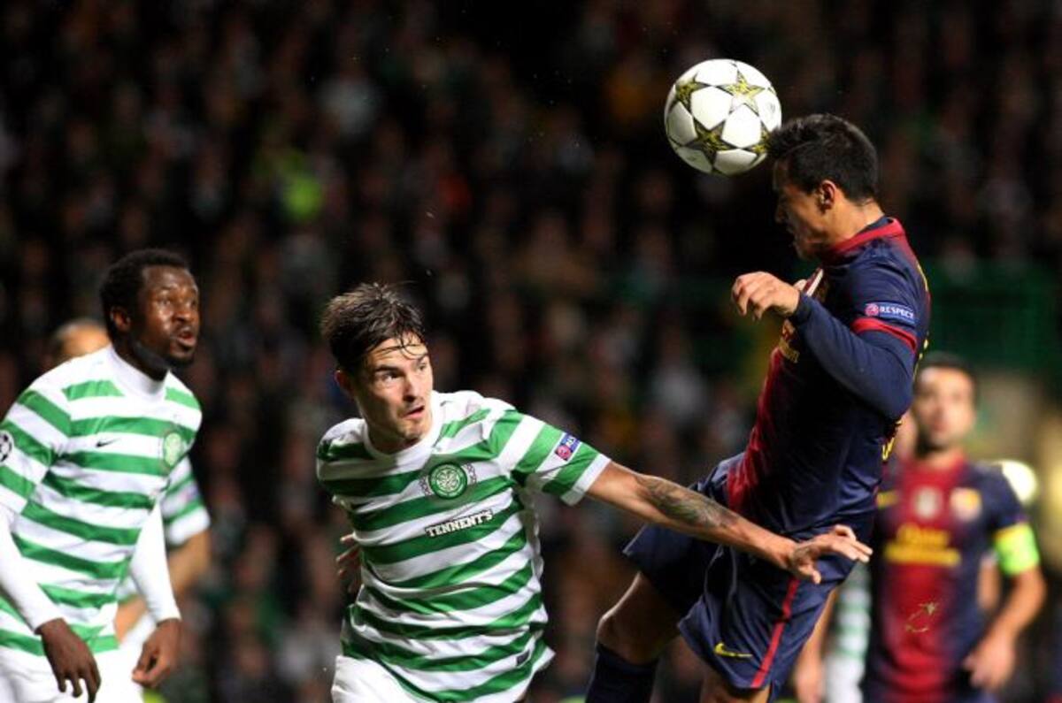 El Celtic le cerró el pase al Barcelona. AP