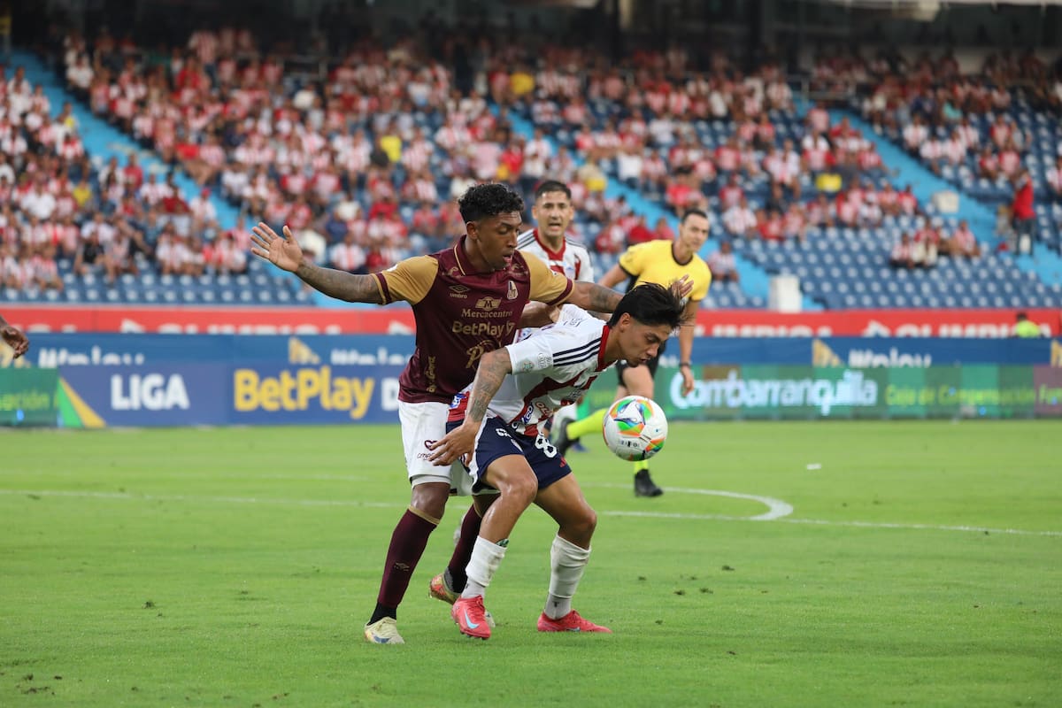 Atlético Junior y Deportes Tolima definirán al campeón del segundo semestre en Colombia. //Foto: Jairo Cassiani - Colprensa