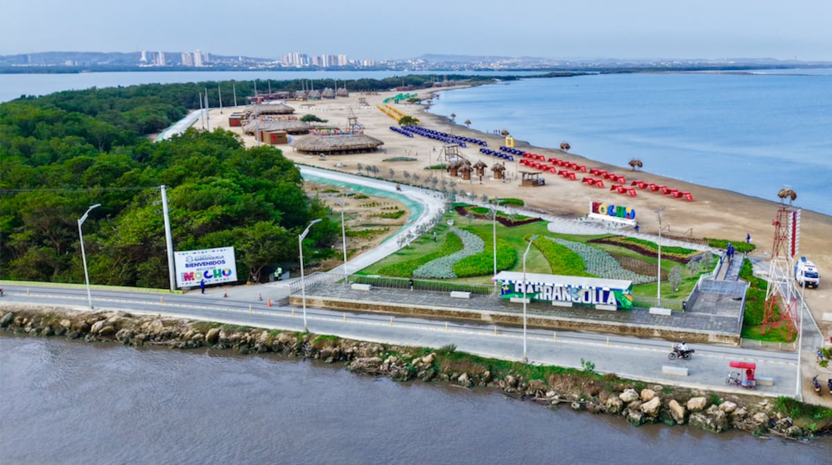 Las playas de Puerto Mocho es unos de los lugares de Barranquilla que se podrá disfrutar en Semana Santa.//Cortesía.