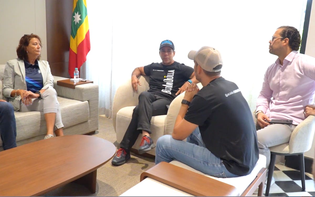 Durante la reunión se anunció que la competencia en Barranquilla reunirá a más de 1.500 atletas provenientes de más de 30 países de todo el continente.//Cortesía Alcaldía de Barranquilla.