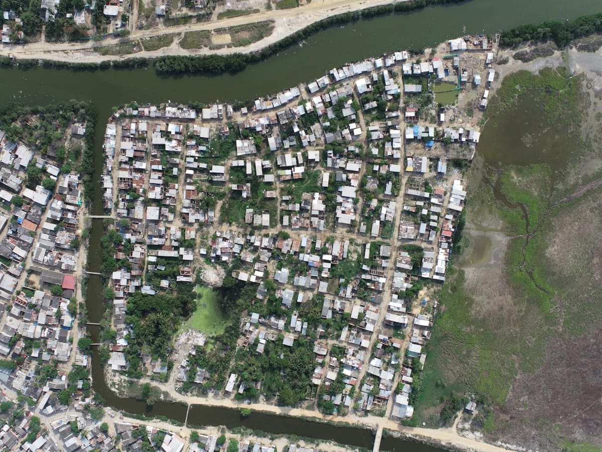 Barrio El Pozón, sector Isla de León. // foto: cortesía
