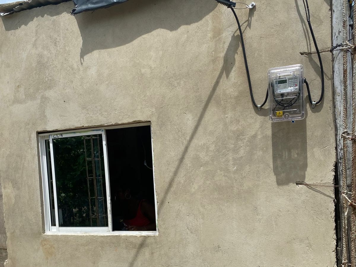 Medidores instalados en las viviendas. // Cortesía