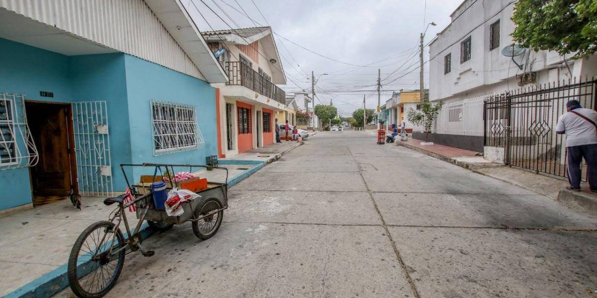 Barrio San Felipe de Barranquilla donde fue capturado el presunto extorsionista.