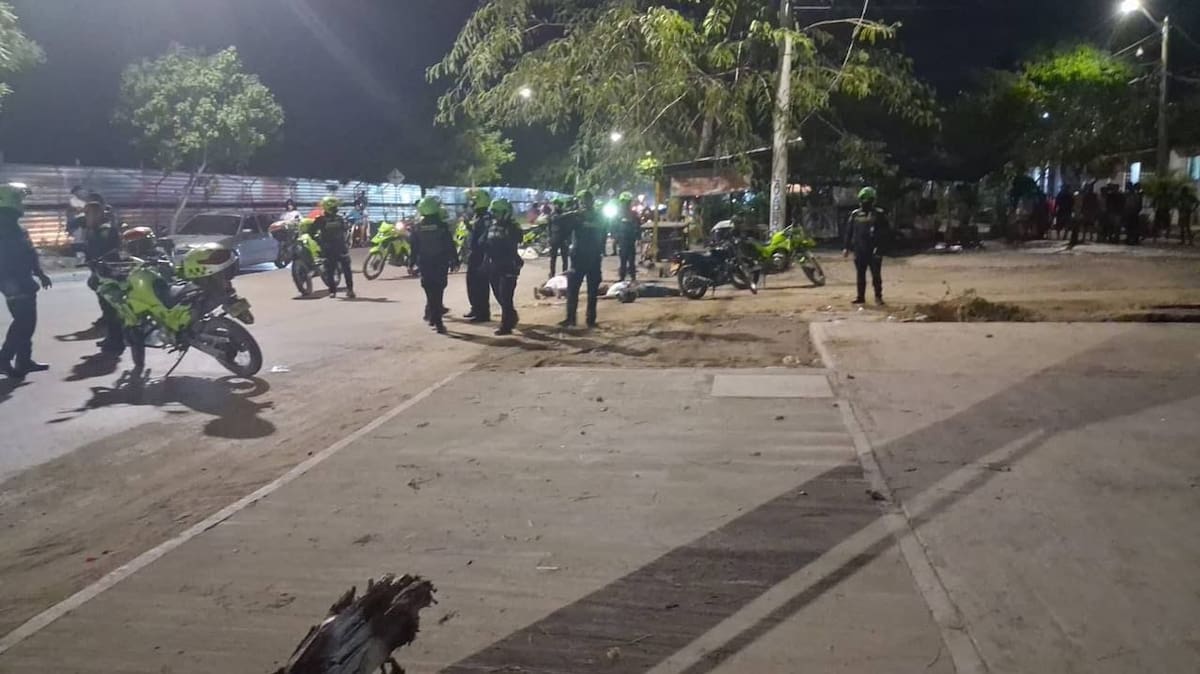 Barrio Villa Estrella - abatido alias “El Chino” y capturado alias ‘Nelson’. // Foto: Policía Metropolitana de Cartagena