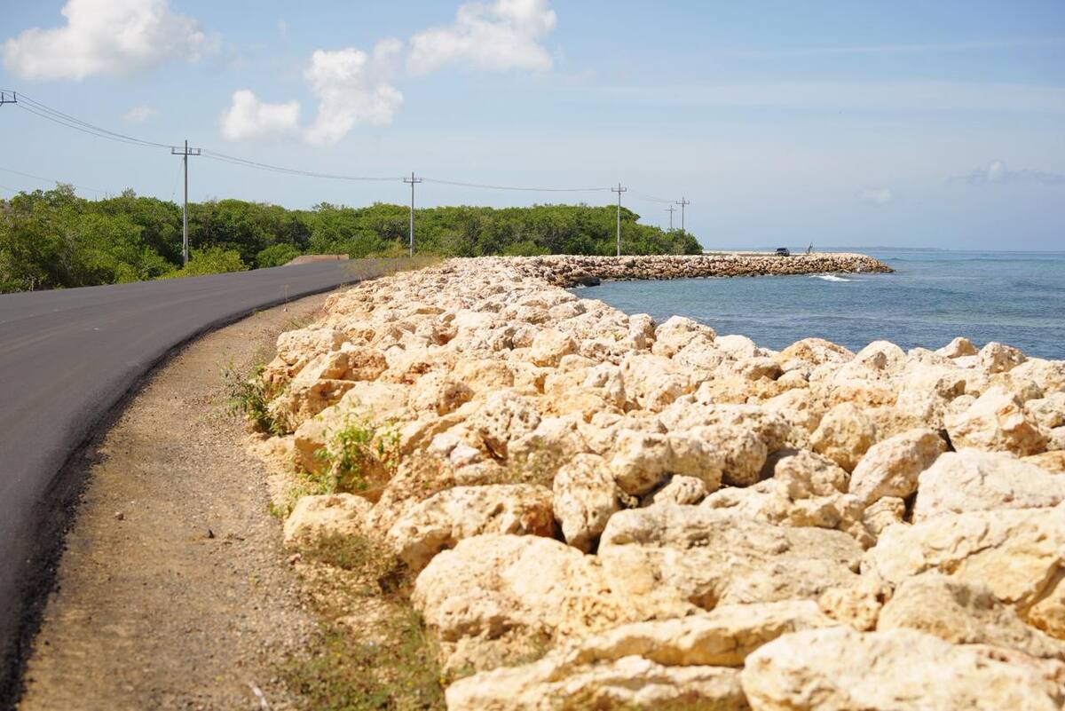 La obra beneficiará a más de 20 mil habitantes de las comunidades del corregimiento. // Foto: Cortesía - Alcaldía de Cartagena.
