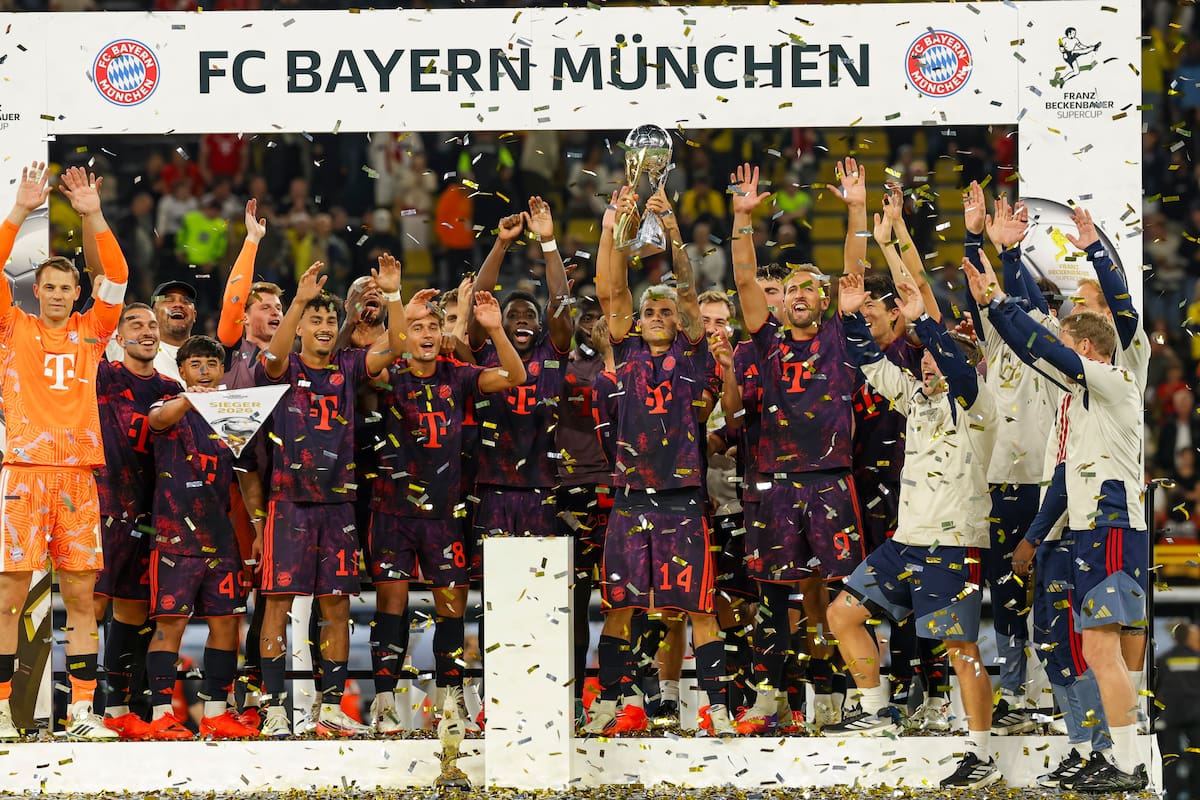 Bayern Múnich conquistó la Supercopa de Alemania. //Foto, EFE: CHRISTOPHER NEUNDORF