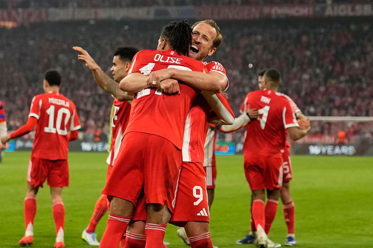 Bayern Múnich viene de una clasificación heroica en la UEFA Champions League tras vencer a Real Madrid. //Foto, AP: Matthias Schrader