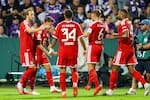 Bayern Múnich inició firme en la Copa de Alemania: así le fue a Luis Díaz