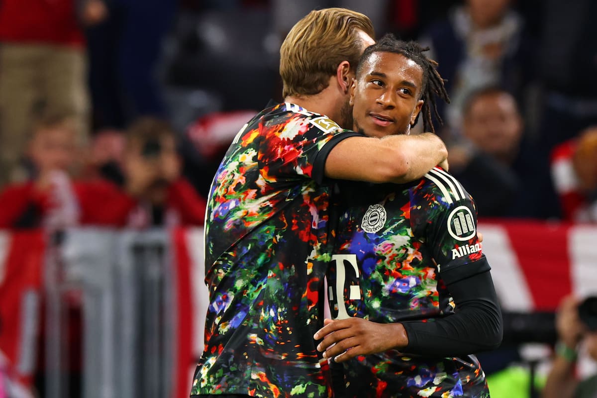 El inglés Harry Kane y el francés Michael Olise fueron las grandes figuras en la goleada del Bayern Múnich sobre Unión Berlín por Bundesliga. //Foto, EFE: ANNA SZILAGYI