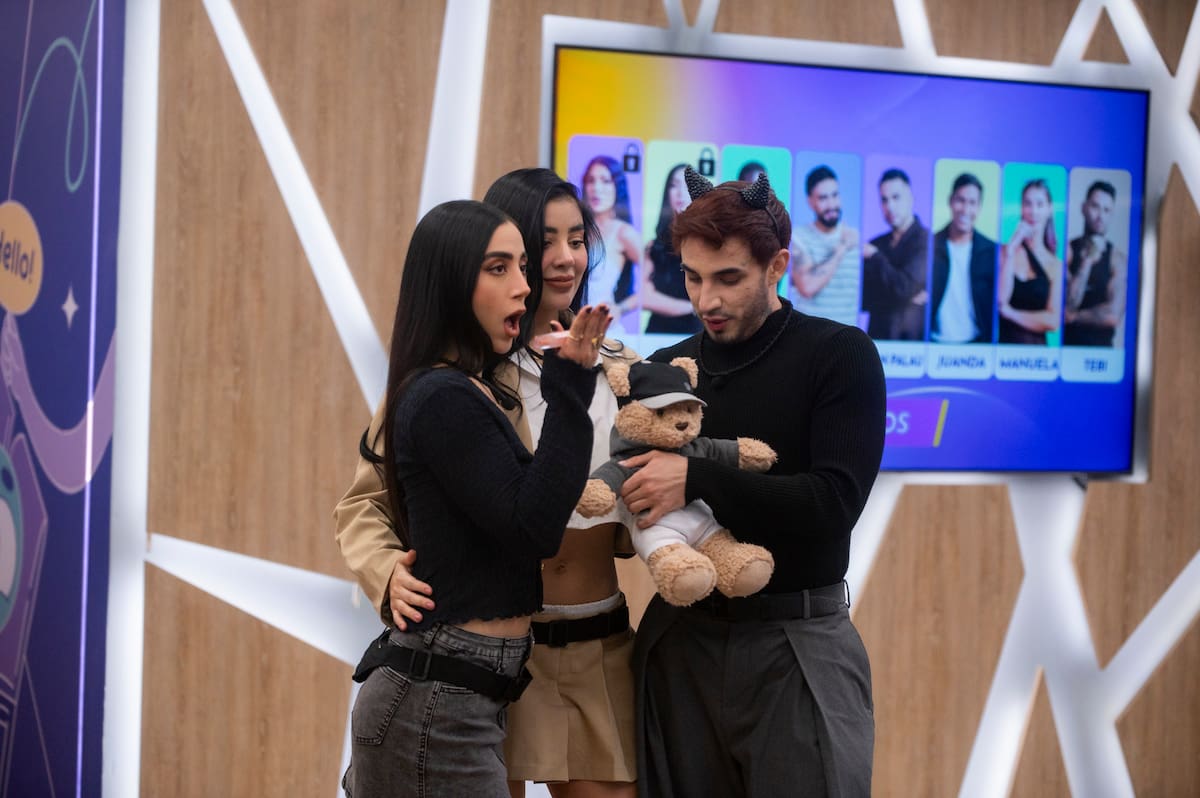 Beba, Valentino y Mariana Zapata forjaron una gran amistad en La casa de los famosos Colombia. //Foto: RCN.