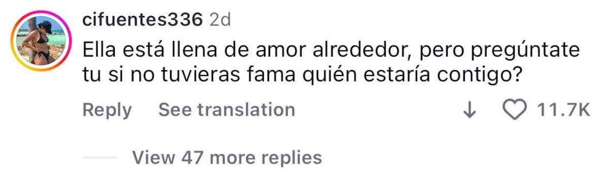 Internautas critican a Beéle e Isabella Ladera en redes sociales. //Fotos: tomadas de Instagram.