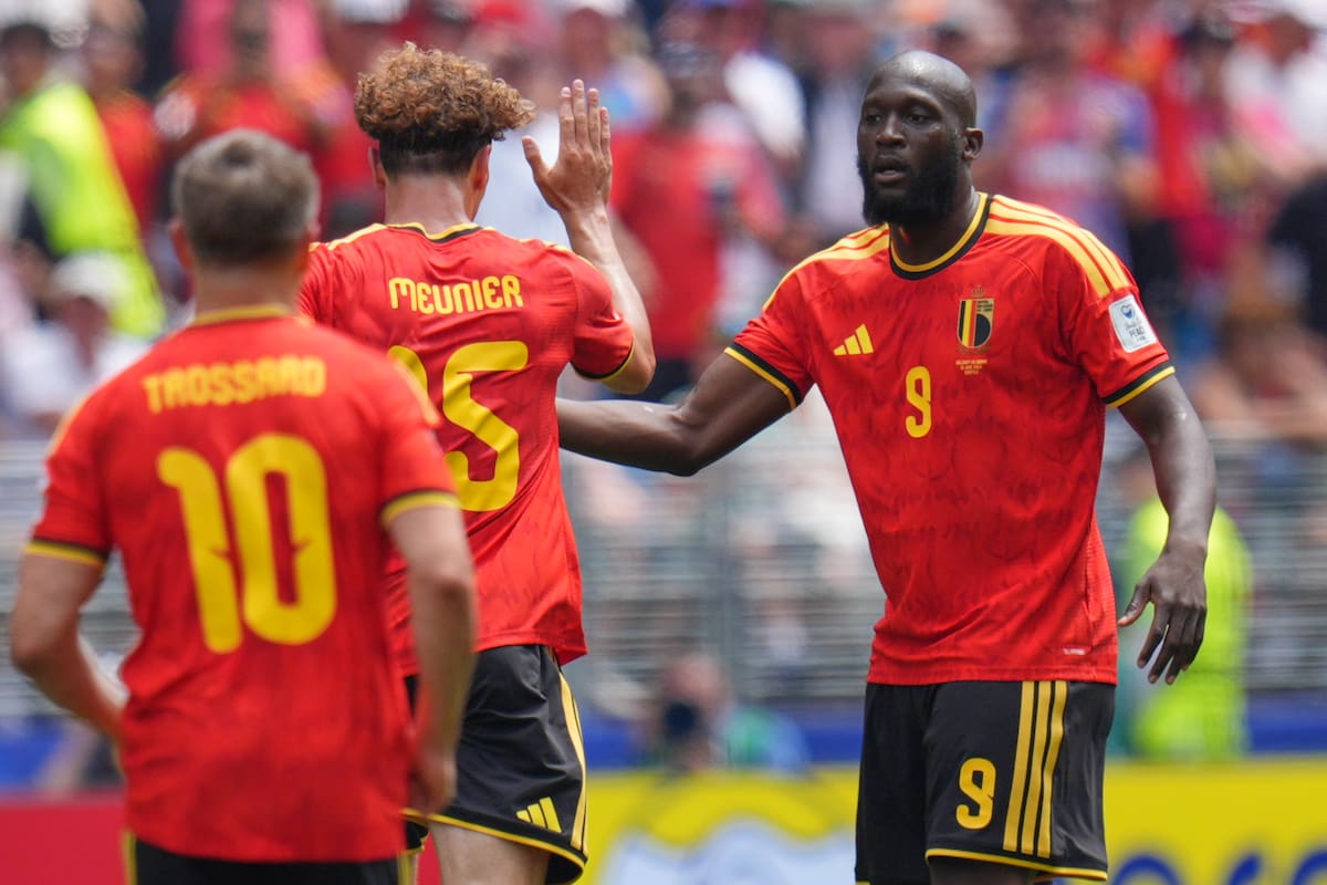 El belga Romelu Lukaku ingresó de cambió y forzó el empate de su selecci(AP Photo/Manu Fernandez)