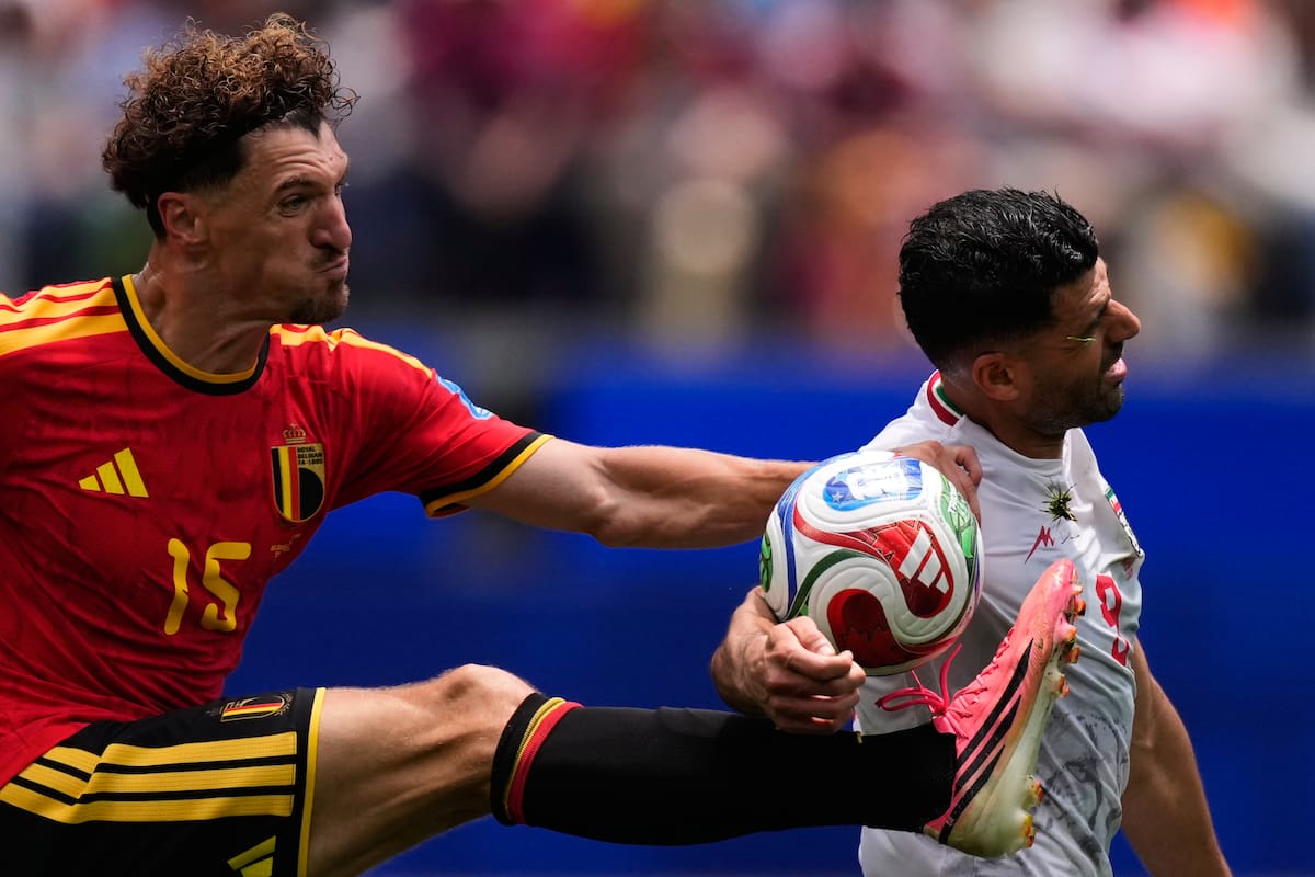 Bélgica e Irán dividieron puntos en el Grupo G del Mundial. //Foto, AP: Mark J. Terrill