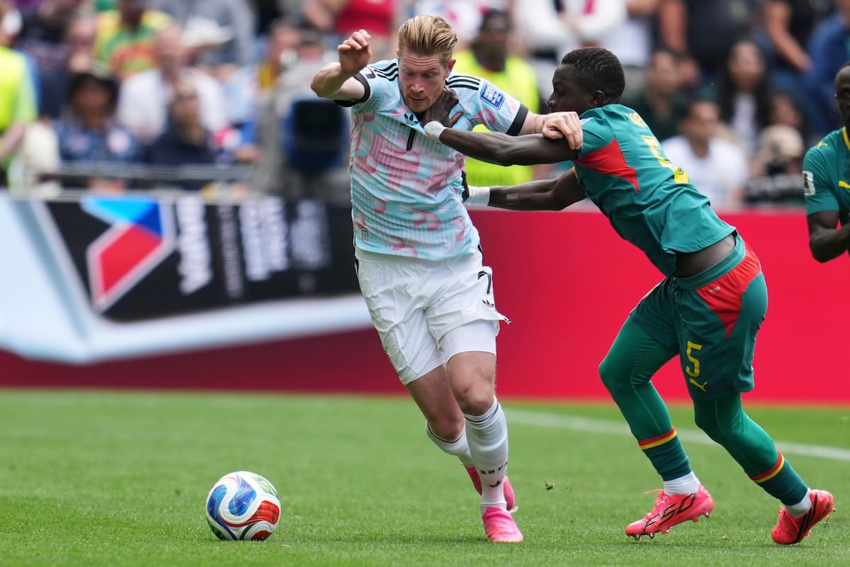 Bélgica sufrió mucho para vencer a Senegal en los dieciseisavos de final del Mundial. //Foto, AP: Abbie Parr
