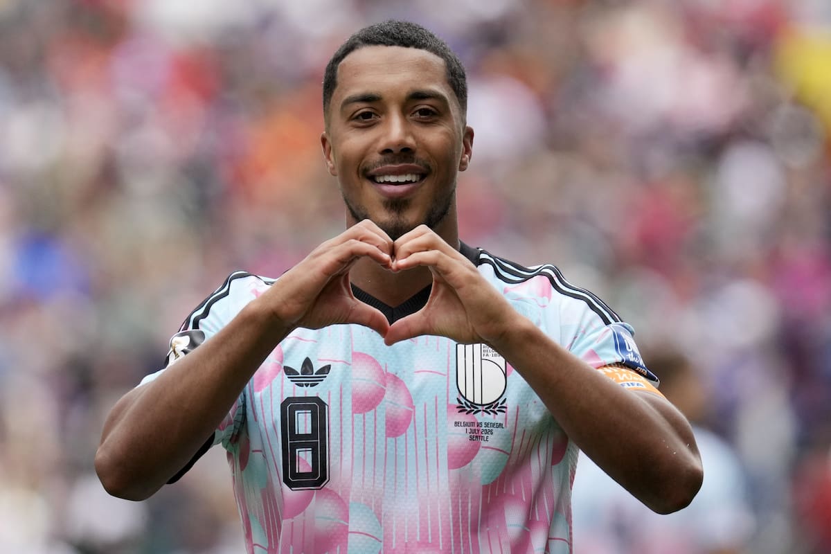 El belga Youri Tielemans terminó siendo la figura del partido con un doblete que permitió la remontada sobre Senegal en el Mundial. //Foto, EFE: STEPHEN BRASHEAR