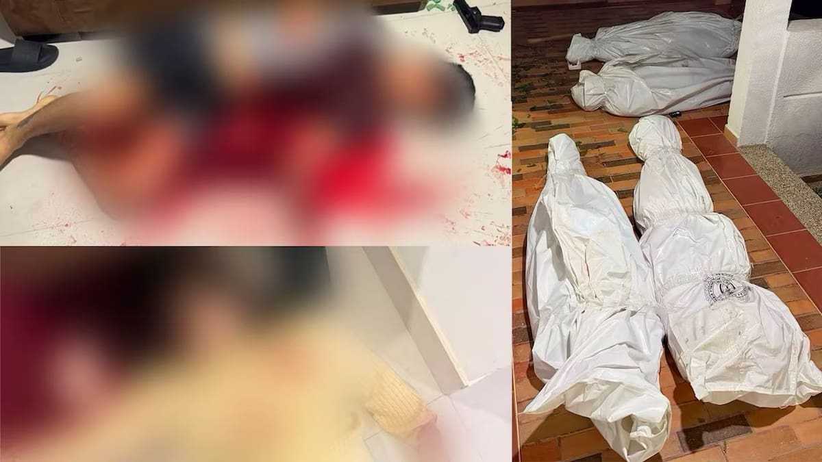 Entre los fallecidos estaría Naín Andrés Pérez Toncel, conocido con el sobrenombre de ‘Bendito Menor’, señalado por las autoridades como uno de los hombres más buscados en el Caribe colombiano. Fotos difundidas // Tomadas de: Redes Sociales X
