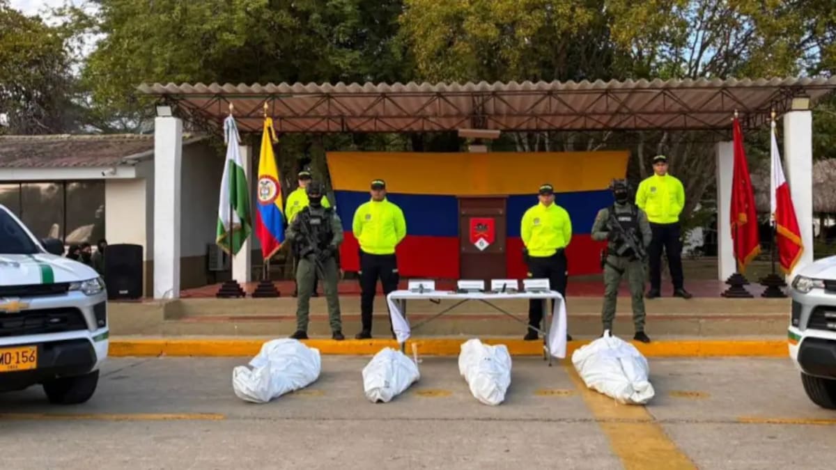 Imágenes muestran los cuerpos de cuatro personas que murieron en un operativo de la Policía en La Guajira Foto: Redes X