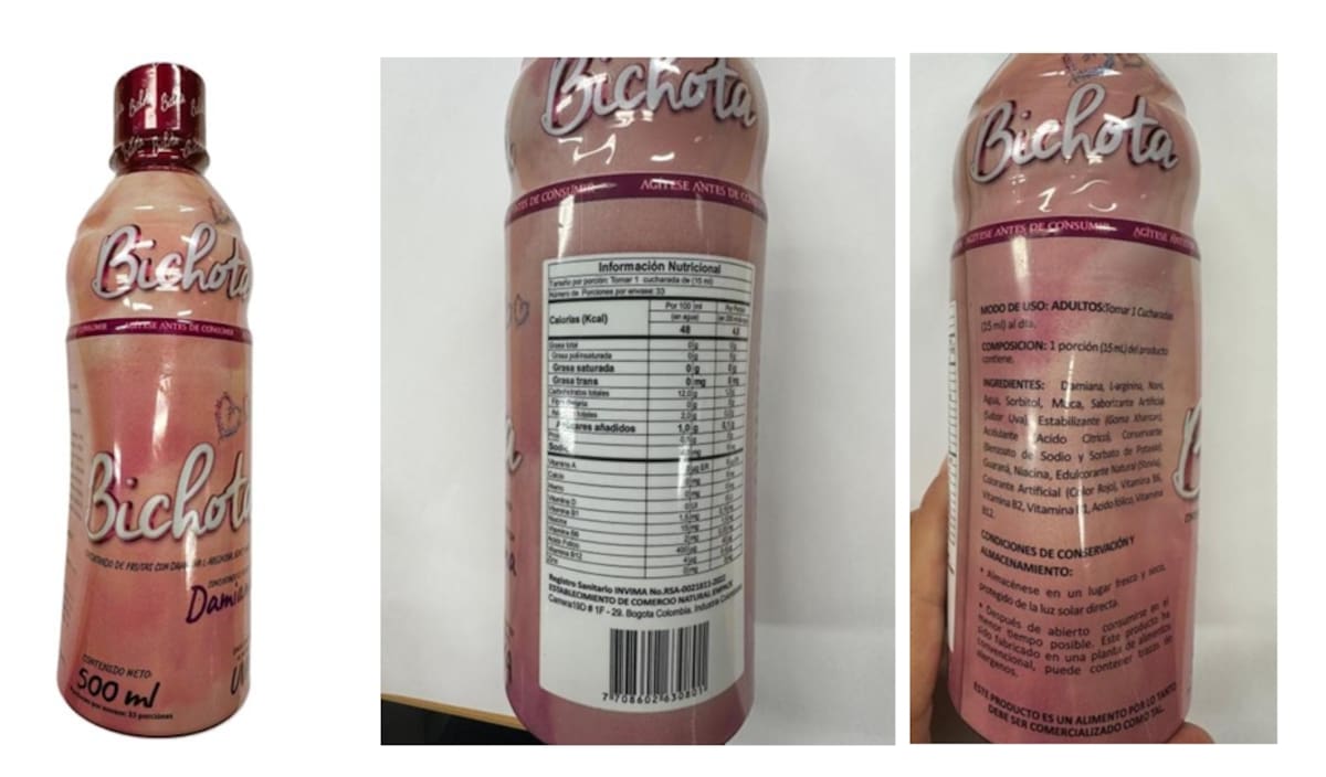 Este producto contiene ingredientes sin autorización bajo el registro Invima // Foto: Invima
