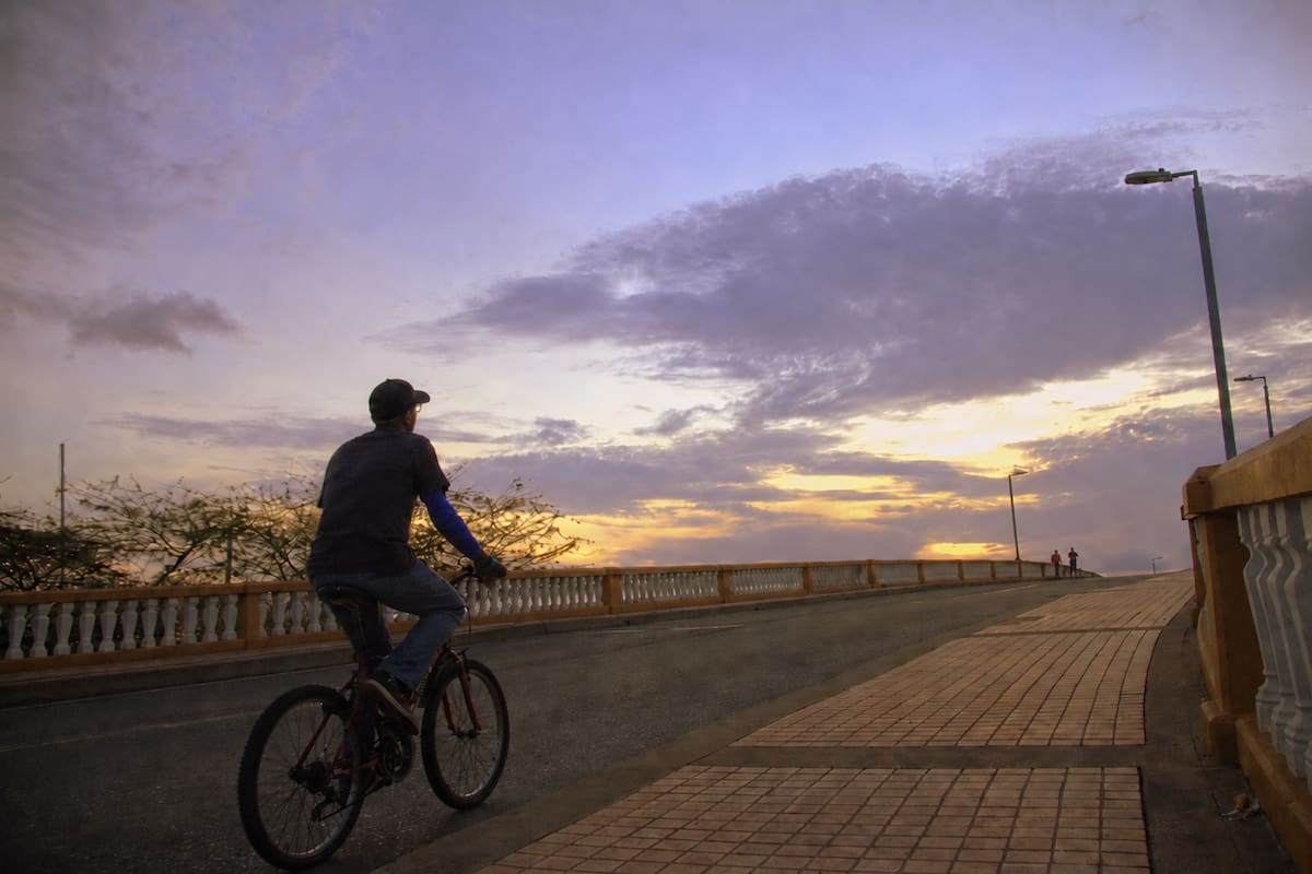 Un cartagenero cuenta cómo es moverse en bicicleta por Cartagena