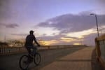Un cartagenero cuenta cómo es moverse en bicicleta por Cartagena
